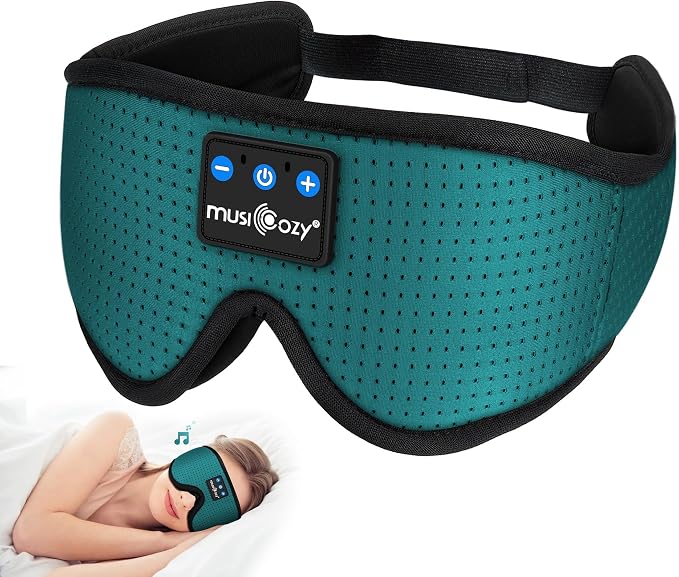 MUSICOZY Sleep Headphones Breathable Bluetooth Headband 3D Sleeping Headphones by MUSICOZY