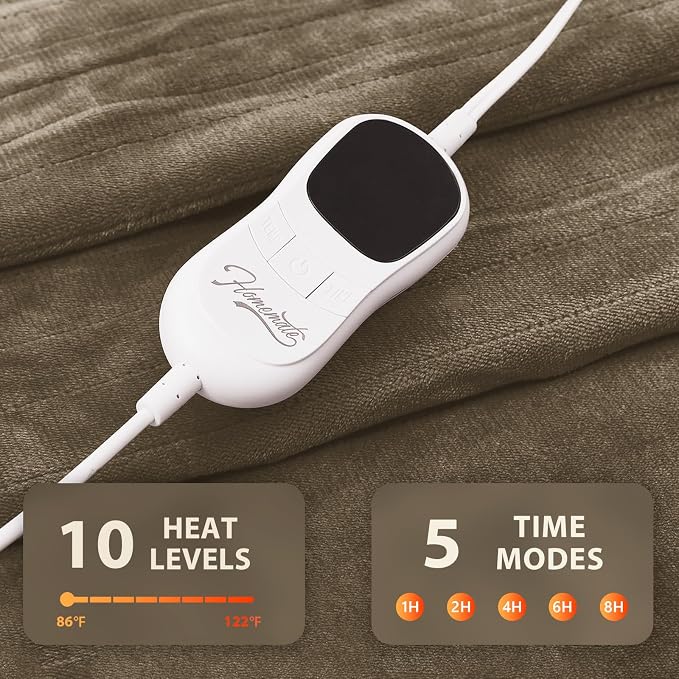 Homemate Electric Heated Blanket King Size - Image 4