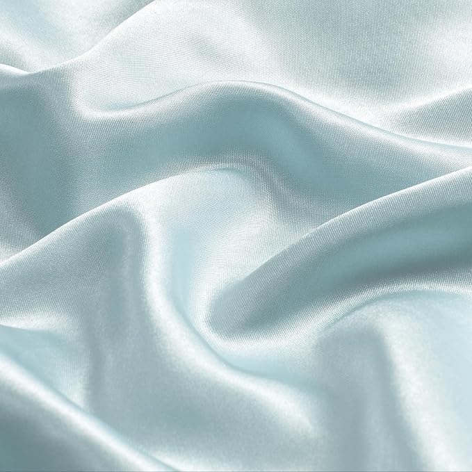 BEDELITE Satin Body Pillow Cover 2 Pack, Super Soft and Cooling Body Pillow - Image 4