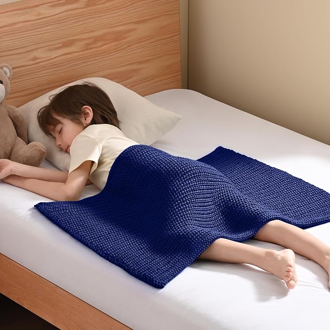 Guohaoi Knitted Weighted Lap Pad No Beads Cooling Weighted Blanket, Breathable by GuohuoiHomeKitchen