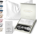 SUNDAYSILKS™ Mulberry Silk Pillowcase Set of 2, Queen Size, Midnight Black Silk by ColoradoHomeCo