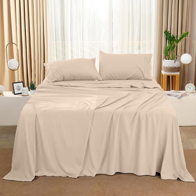 Utopia Bedding Full Sheet Set – 4 Piece Bed Sheets - Image 6
