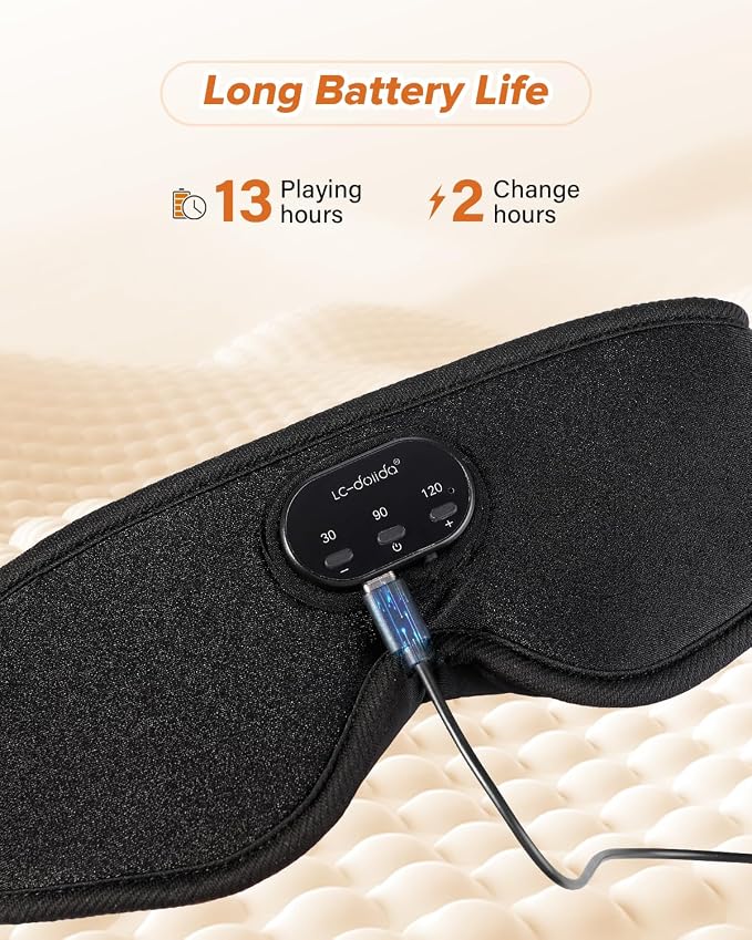 LC-dolida Sleep Headphones, Sleep Mask - Image 8