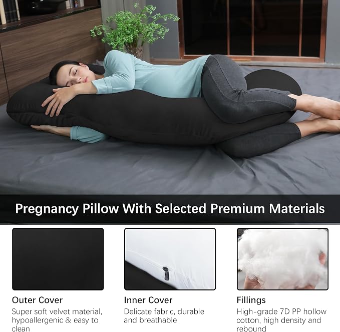 MOON PARK Pregnancy Pillows for Sleeping - Image 3