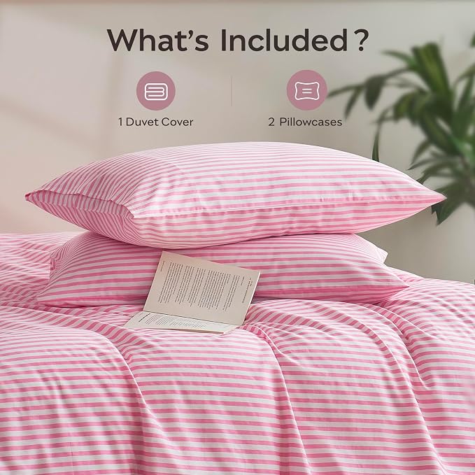 JELLYMONI Queen Duvet Cover Set, Cotton Duvet Cover 2 Pieces - Image 3