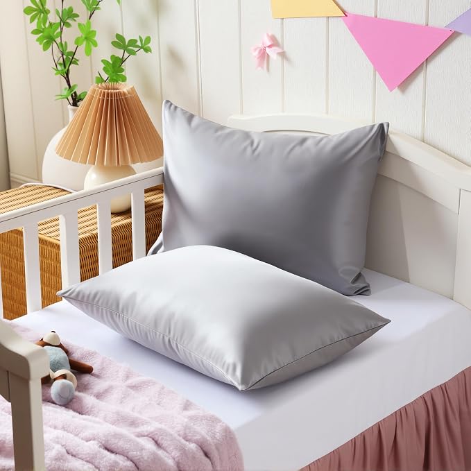 2 Pack Cooling Toddler Pillow Cases, Viscose Derived from Bamboo Small Pillow - Image 6