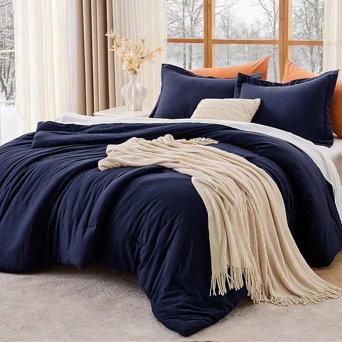 MUXHOMO Oversized Queen Comforter Sets, All Season Ultra Soft Down Alternative by MUXHOMO