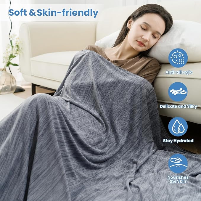 OIGAE Cooling Blanket for Hot Sleepers - Image 5