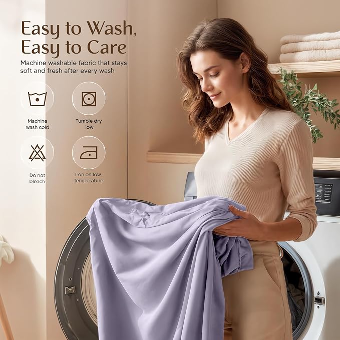 Utopia Bedding Queen Size Sheet Set – 4 Piece Bed Sheets, Soft and Breathable - Image 7