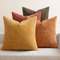 MIULEE Pack of 4 Orange/Yellow Couch Throw Pillow Covers 18x18 Inch Halloween by MIULEE