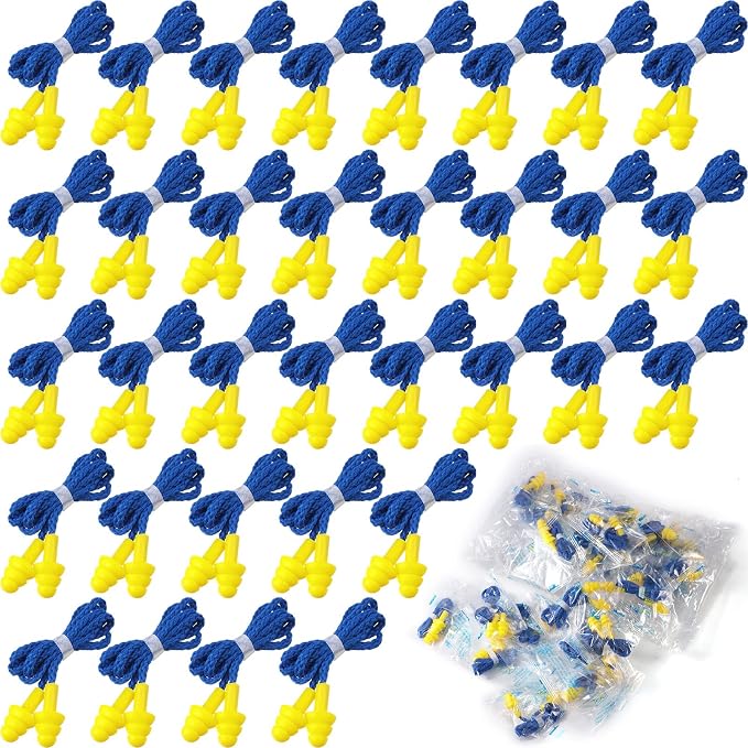 Tondiamo 200 Pairs Ear Plugs Reusable Silicone Earplugs by Tondiamo