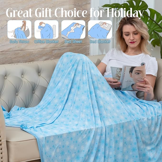 OIGAE Cooling Blanket for Hot Sleepers - Image 6