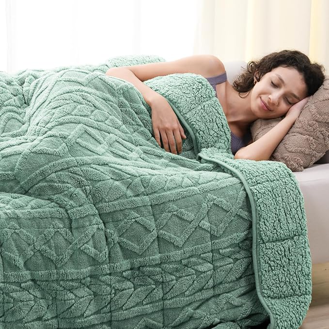 Cottonblue Jacquard Weighted Blanket 20 lbs - Image 8