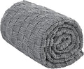 Knitted Weighted Blanket for Adult, No Beads Heavy Blanket 48” x 72'' 15lbs by Unknown