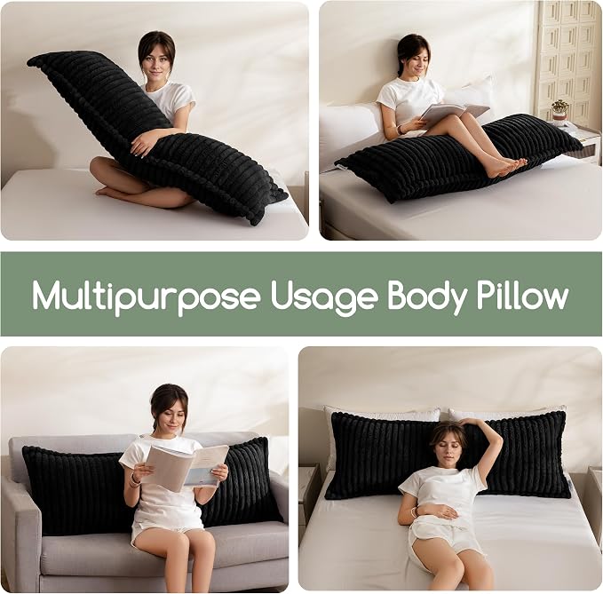 HIGOGOGO Memory Foam Body Pillow, Thickened Large Long Bed Pillow - Image 4