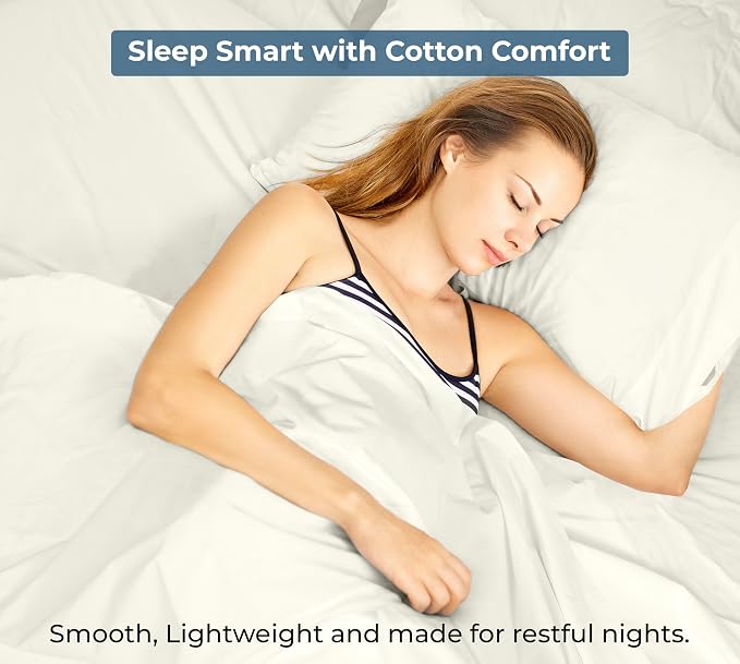 Royale Linen 100% Organic Cotton California King Flat Sheet Only - Image 9