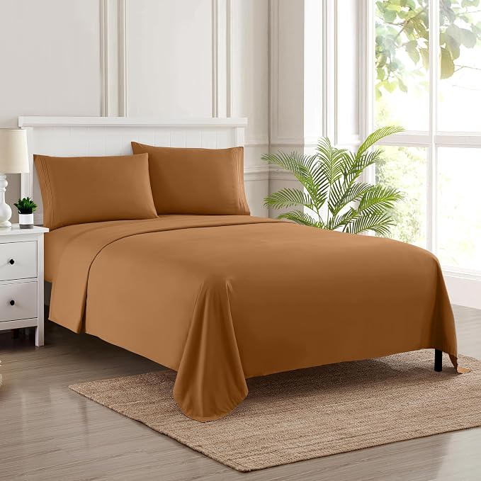 Twin Sheets - Breathable Luxury Sheets - 1800 Supreme Collection Extra Soft by SweetHomeCollection