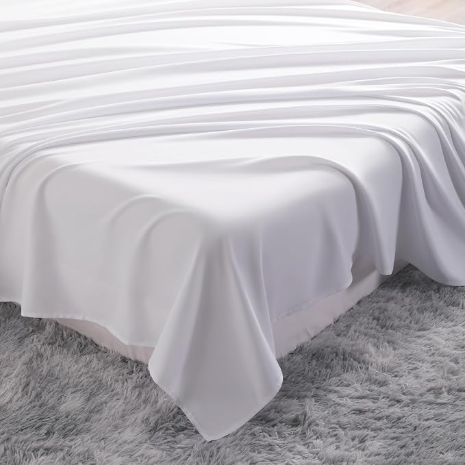 NTBAY Twin Extra-Long Flat Sheet Only - Image 7