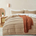 Oli Anderson Khaki Duvet Cover King Size by OliAnderson