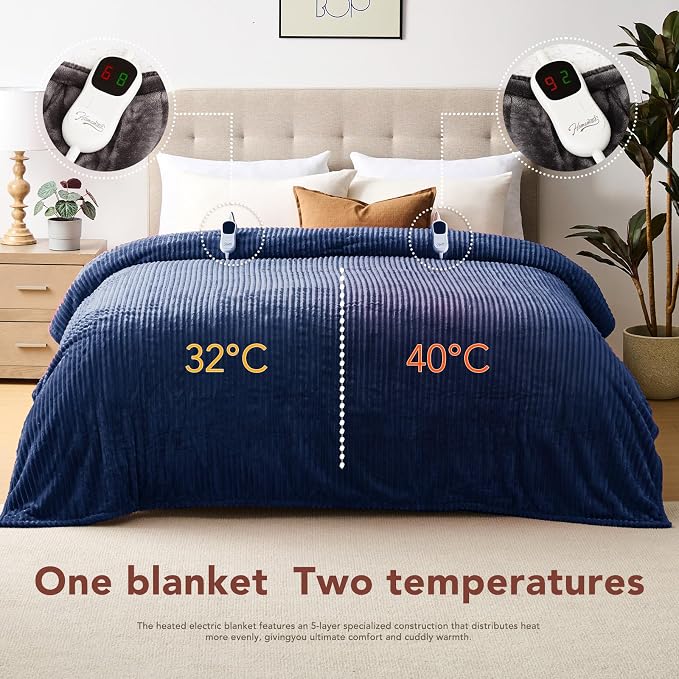 Homemate Electric Blanket Queen Size - Image 8