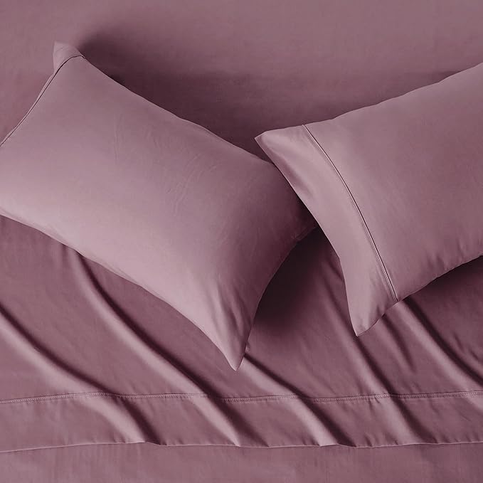 Amazon Basics Lightweight Breathable Microfiber 4-Piece Bed Sheet Set - Image 3