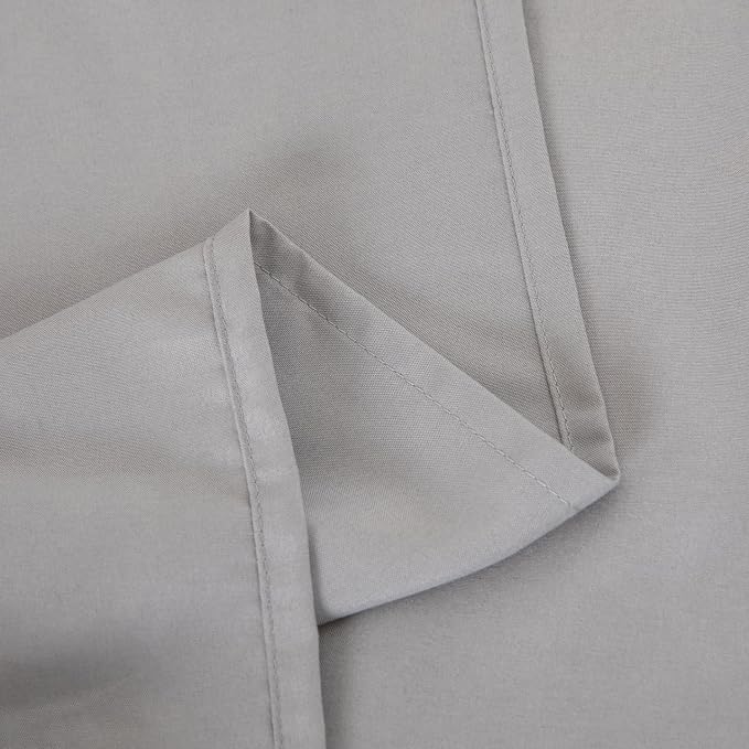 King Flat Sheet Only， 108x102Inch Light Gray - Image 7