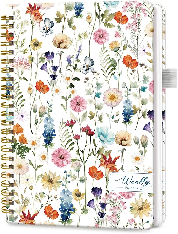 Undated Weekly Planner, Weekly To Do List Notebook by Taja
