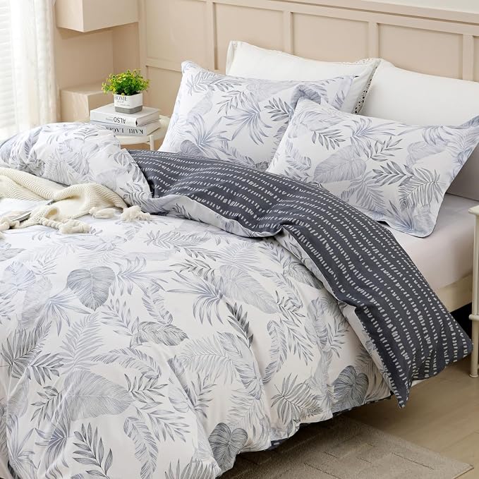 OAITE Duvet Cover Set, 100% Cotton Comforter Cover - Image 2
