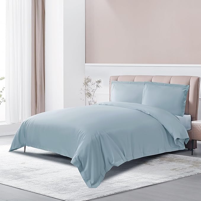 THE COTTON & SILK® 100% Luxury Long-Staple Cotton Duvet Cover by THECOTTONSILK