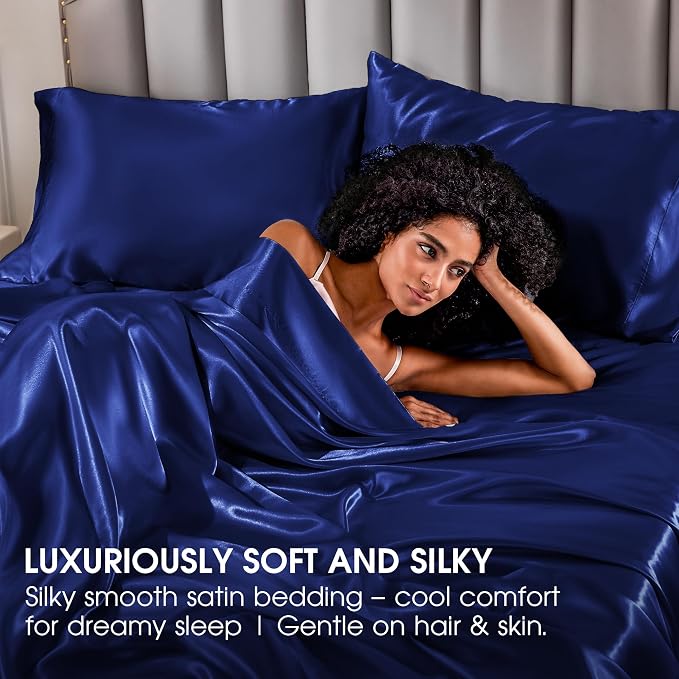 FreshCulture Satin Sheets Full Size - Image 6