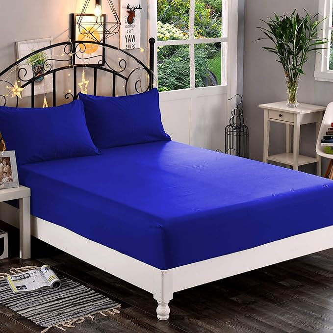 Elegant Comfort 1500 Premium Hotel Quality 1-Piece Fitted Sheet, Softest by ELEGANTCOMFORT