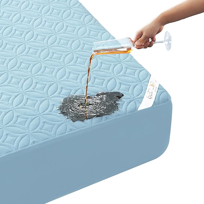 BEDLORE Waterproof Mattress Protector, Full Size Mattress Pad by Bedlore