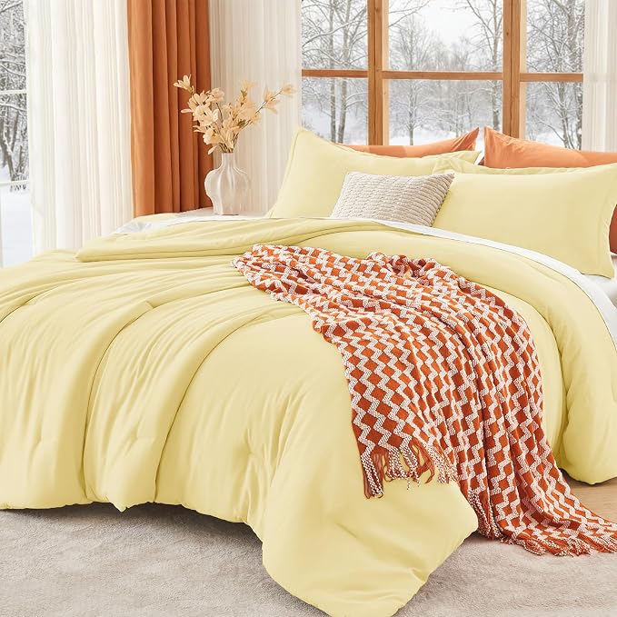 MUXHOMO Full Comforter Sets, All Season Ultra Soft Down Alternative Bedding by MUXHOMO