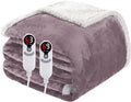 Electric Heated Blanket Queen Size 84"x90", Soft Flannel by Soypipo