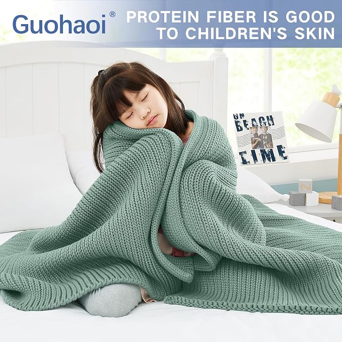 Guohaoi Knitted Weighted Blanket - Image 7