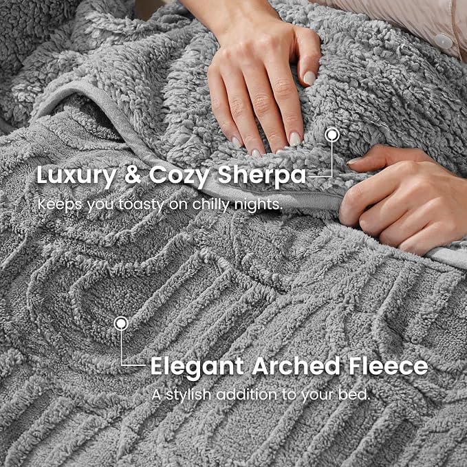 Sherpa Fleece Adult Weighted Blanket Great - Image 3