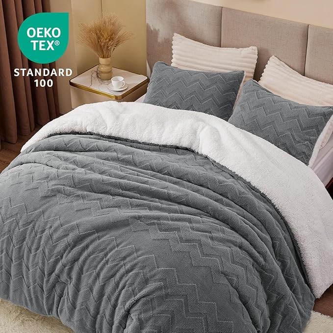 BEDELITE Fluffy Twin Comforter Set - Image 3