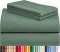 LuxClub 4 PC California King Sheet Set, Breathable Luxury Bed Sheets, Deep by LuxClub