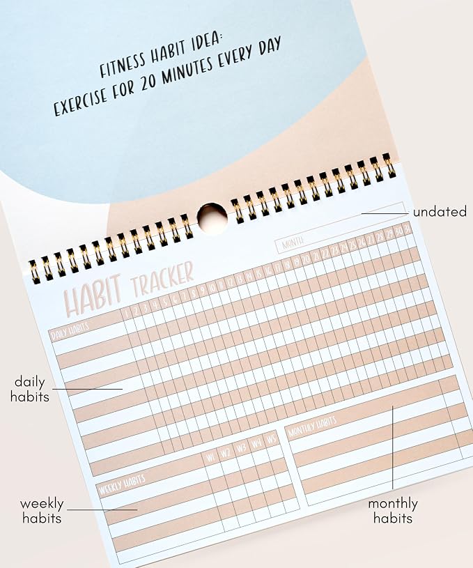 Lamare 2026 Habit Tracker Calendar – Premium Daily Habit Tracker Journal and - Image 3