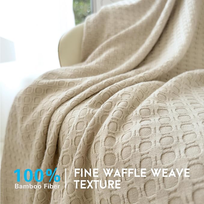 AmyHomie Cooling Blanket Queen Size, 100% Rayon Derived from Bamboo, - Image 2