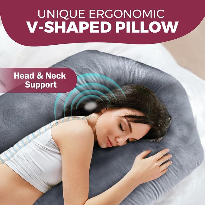PILLANI Pregnancy Pillows for Sleeping – 57-Inch Maternity Pillow for Pregnant - Image 9