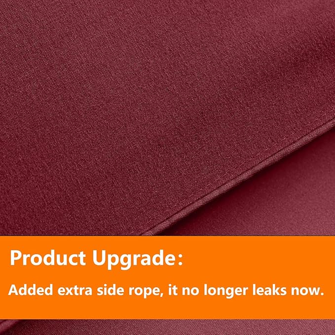 TAIMIT Burgandy Queen Size Comforter Set - Image 3