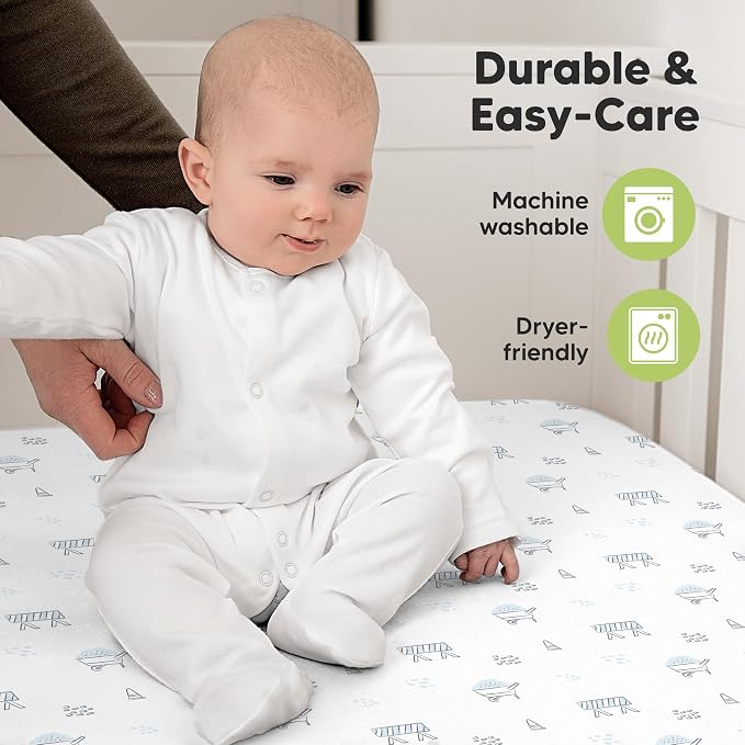 KeaBabies 2-Pack Organic Crib Sheets - Image 7