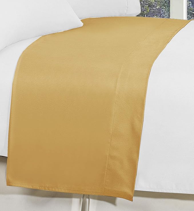 Elegant Comfort Premium Hotel Quality 1-Piece Flat Sheet, Luxury and Softest - Image 4