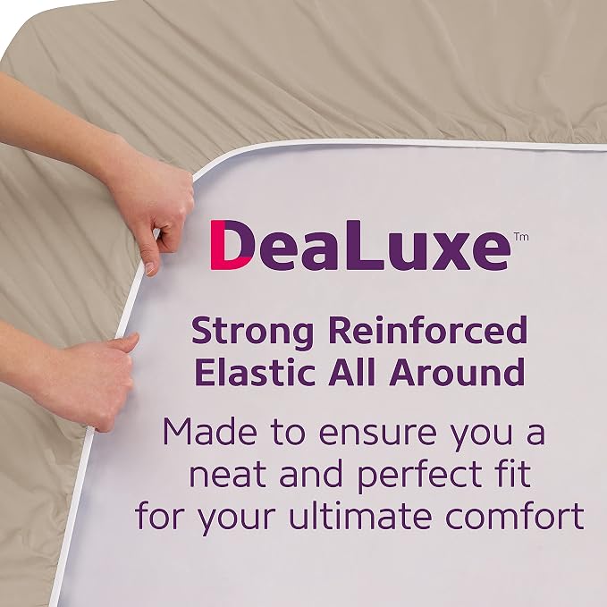 XL Twin Sheets Deep Pockets Fitted – Twin XL Fitted Sheets Only – 21” Fitted - Image 4