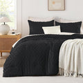 Andency Black Oversized King Comforter Set 120x98, Boho Oversize King Soft Warm by Andency
