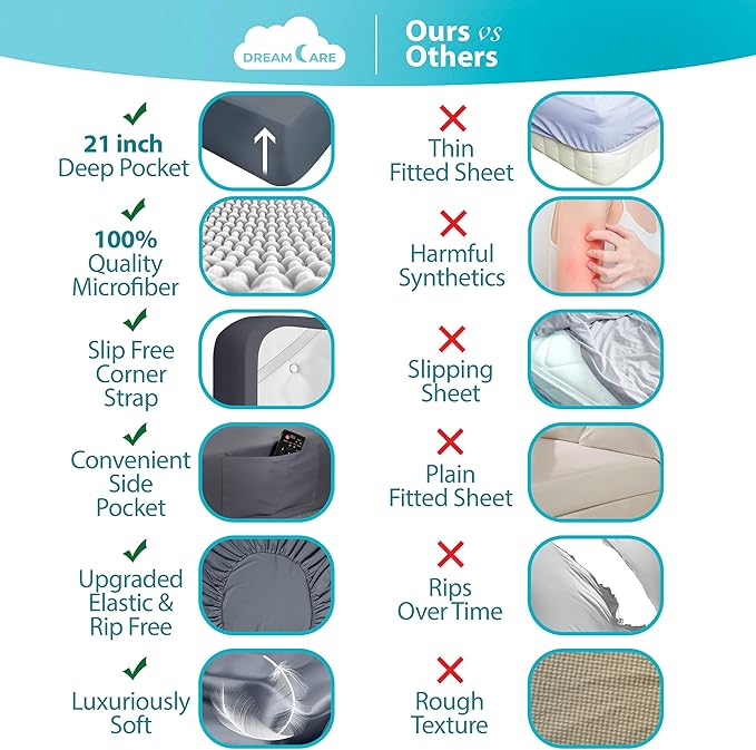 DREAMCARE California King Sheet Sets - Image 2