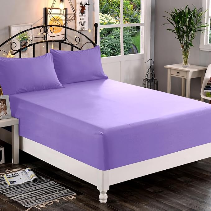 Elegant Comfort 1500 Premium Quality Fitted Sheet Ultra Soft 18-24 Inch Extra - Image 2