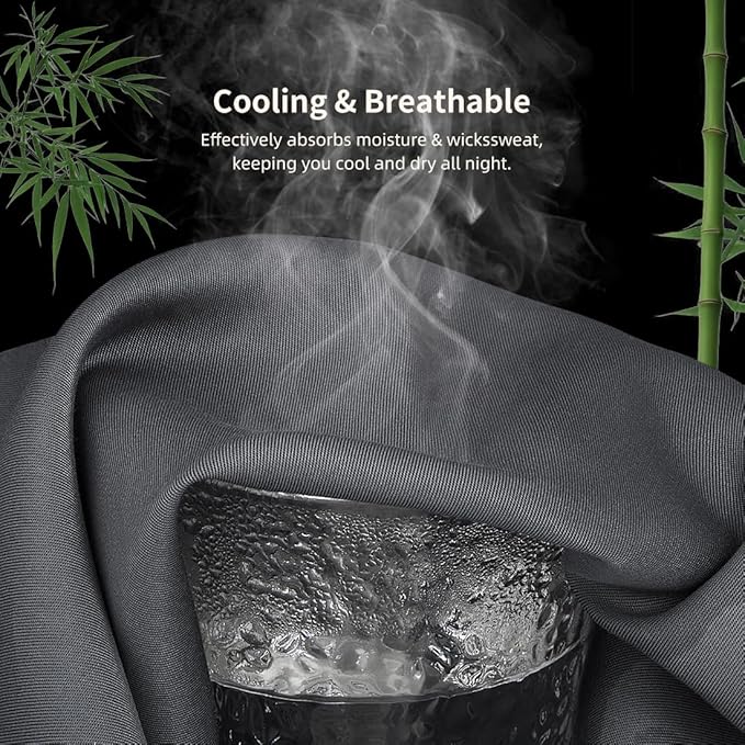 Standard Pillowcases, Cooling Viscose from Bamboo Pillow Covers - Image 4