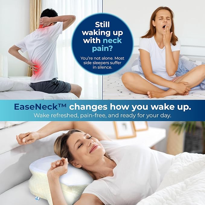 Cervical Neck Pillow for Sleeping, Ergonomic Contour Soft Non Collapsing Memory - Image 3